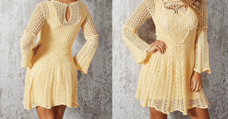 Vestido de tricô