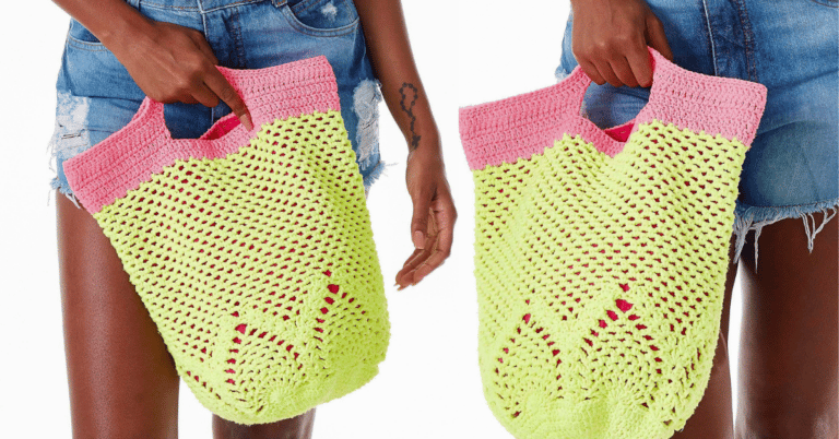 Bolsa de crochê para o verão simples e fácil: Passo a passo