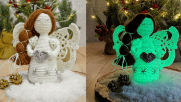 Faça o lindo amigurumi de anjo natalino em crochê: Passo a passo da receita