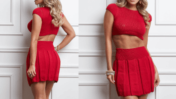 Fique linda no verão com o conjunto saia e cropped de tricô: Passo a passo com gráficos