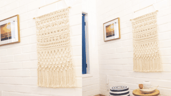 Faça a flâmula de macramê de um jeito fácil: Passo a passo com gráficos