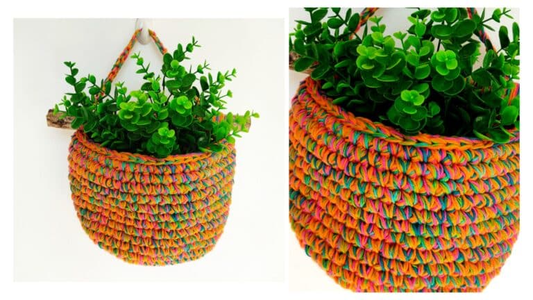 Faça Fácil um Cachepô de  Barbante para Plantas
