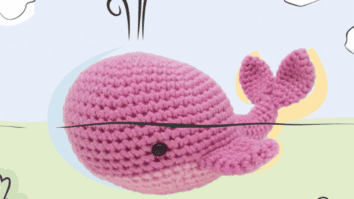 Amigurumi de baleia rosa em crochê: Passo a passo da receita