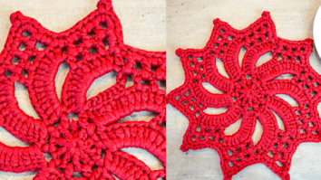 Faça o lindo Sousplat de Pontas em Crochê: Passo a passo com gráfico