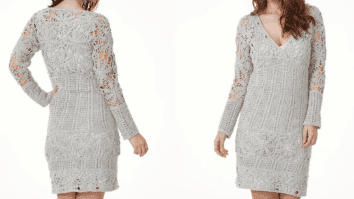 Faça o lindo vestido prata em crochê: Passo a passo com gráficos