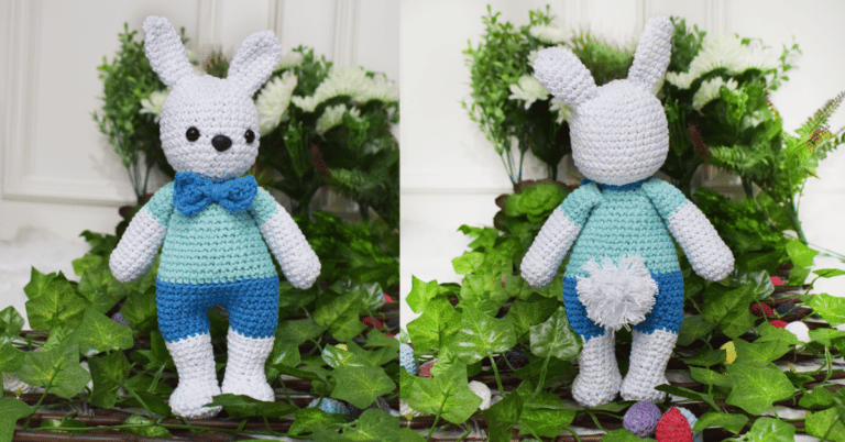Amigurumi de coelho da páscoa em crochê: Passo a passo da receita