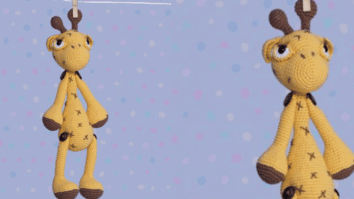 Faça o lindo amigurumi de girafa em crochê: Passo a passo da receita