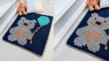 Decore o quarto infantil com o tapete de ursinho de crochê: Passo a passo com gráficos