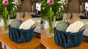 Faça o lindo cestinho em crochê para guardar seus fios: Passo a passo com gráficos