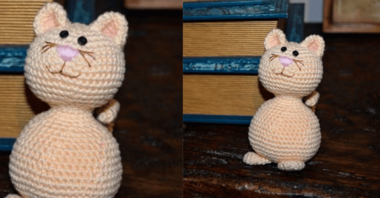 Amigurumi de gatinho em crochê: Passo a passo da receita