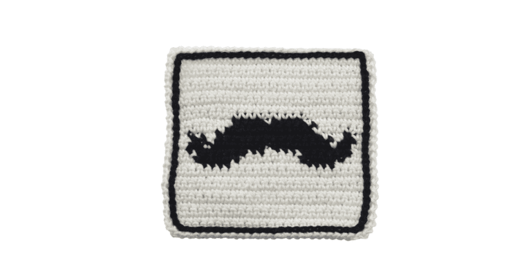 Faça o lindo porta copos de bigode em crochê: Passo a passo com gráficos
