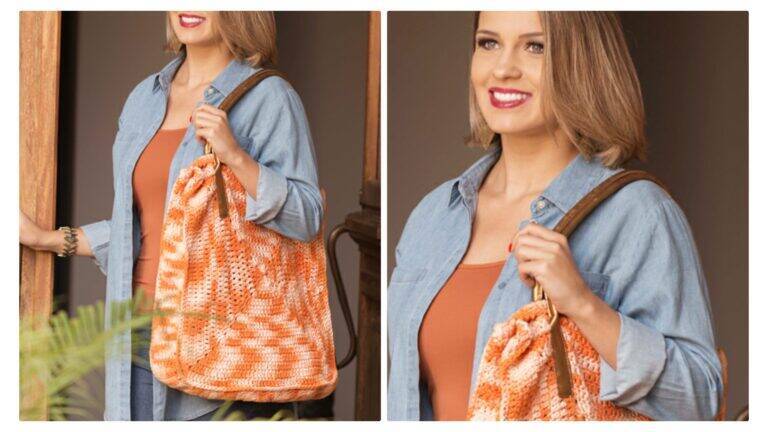 Bolsa De Crochê Grande Multicolor: Receita passo a passo