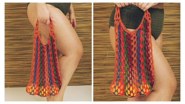 Bolsa de Praia em Crochê Bem Fácil e Prática: Receita Passo a Passo