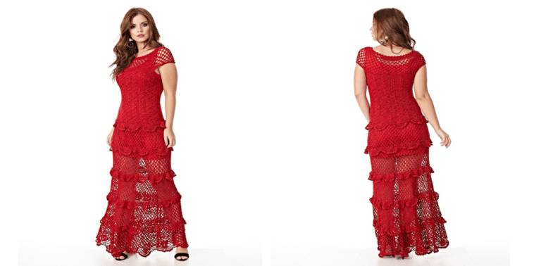 Vestido de crochê longo: passo a passo