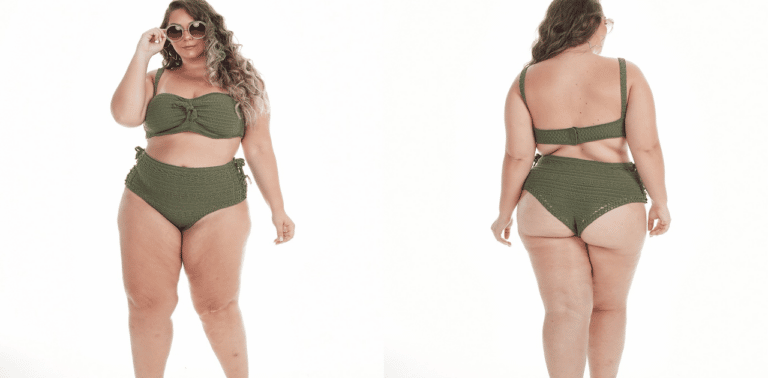 Belíssimo Biquíni de crochê Plus Size: passo a passo