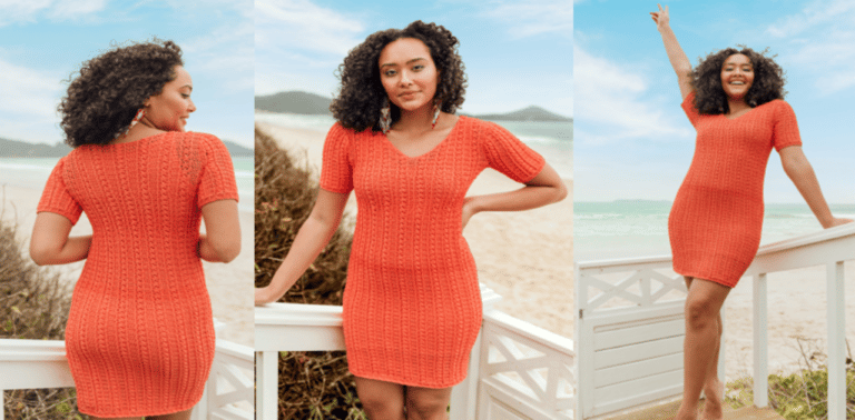 Aprenda esse belíssimo vestido de crochê coral. Passo a passo.