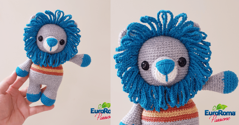 Amigurumi de Leão em Crochê para Criança: Passo a passo da receitinha
