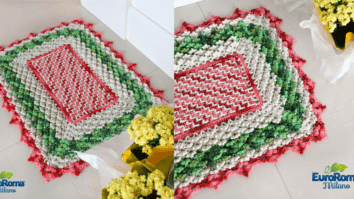 Tapete Picô Triplo em Crochê: Passo a passo com gráficos