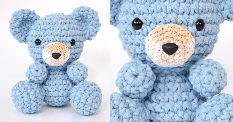 Faça o lindo Amigurumi de Ursinho em Crochê: Passo a passo da receitinha