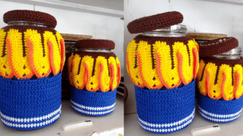 Faça o lindo Cobre Potes em Crochê: Passo a passo com gráfico