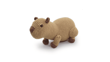 Faça o lindo Amigurumi de Capivara em Crochê: Passo a passo da receitinha