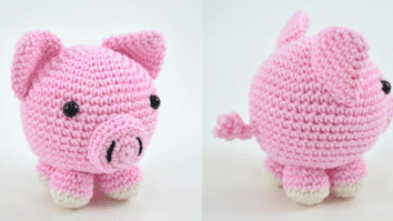 Faça o lindo Amigurumi de Porquinho em crochê: Passo a passo da receitinha