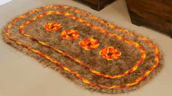 Faça o lindo Tapete de Crochê Hibisco: Passo a passo com gráficos