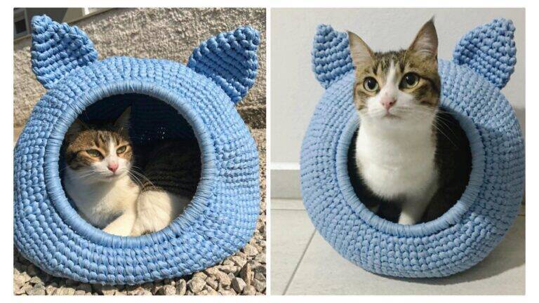 Toca em Crochê para Gatos Baby: Tutorial Fácil e Receita Passo a Passo