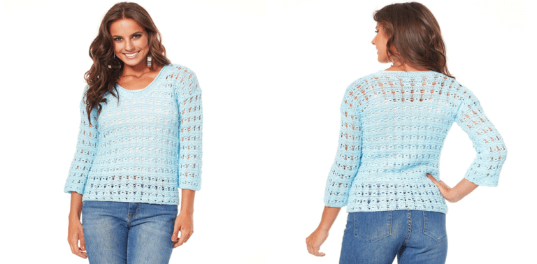 Blusinha de tricô candy linda: receita e gráfico