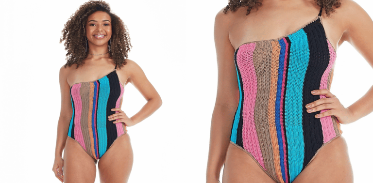 Aprenda esse lindo maiô de crochê color: passo a passo