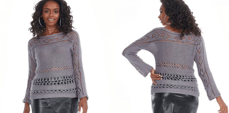 Faça a linda blusa de tricô pedreira: passo a passo
