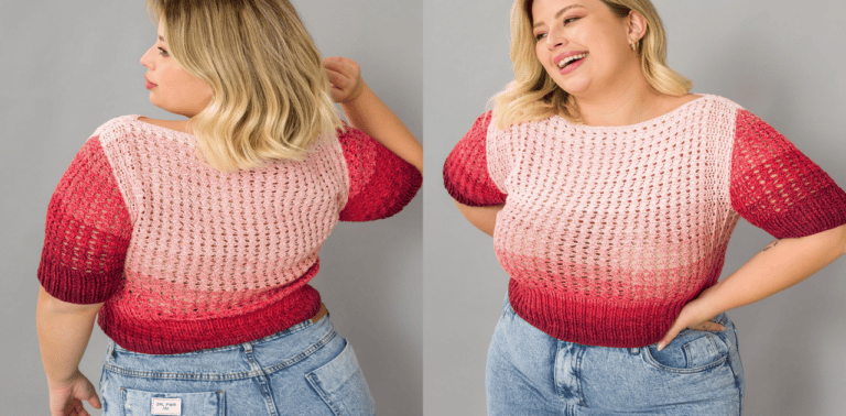 Blusa de crochê plus size Prisma aprenda aqui com passo a passo