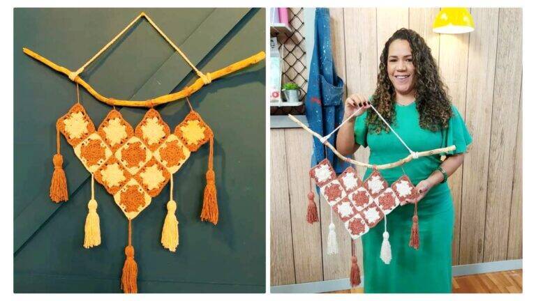 Flâmula de Crochê Decorativa: Videoaula e Receita