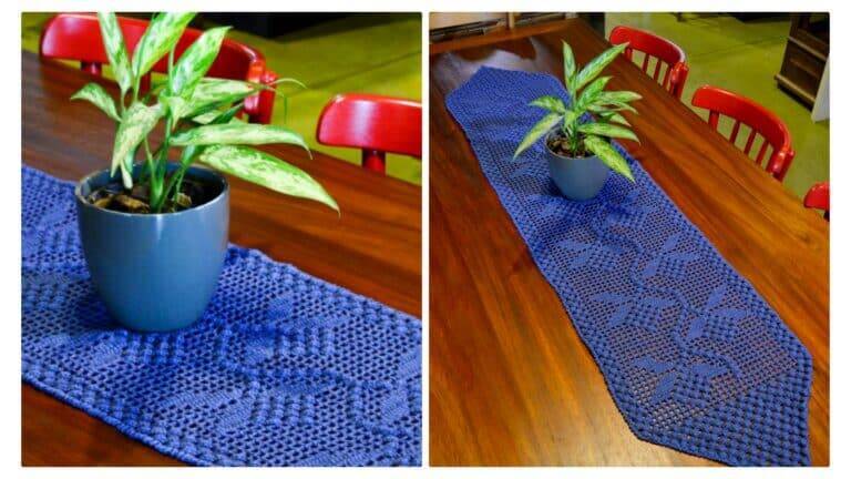 Lindíssimo Trilho de Mesa em Crochê Náutico: Receita e Gráfico