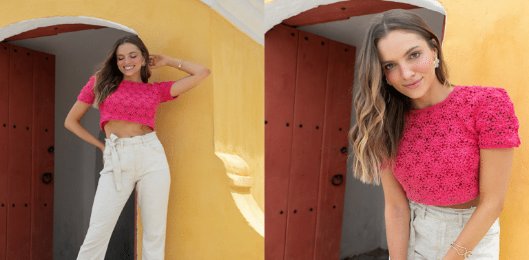 Linda blusa de crochê Tulipa: Receita e gráfico