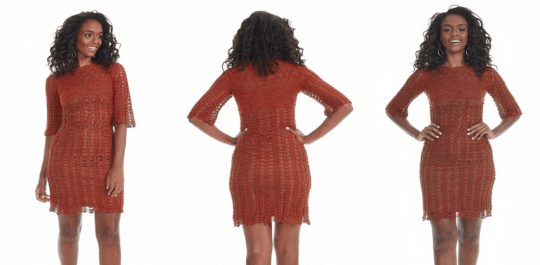 Vestido de crochê Havana com passo a passo