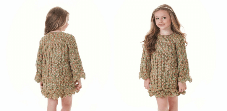 Vestido de crochê infantil Multicolorido: Passo a passo