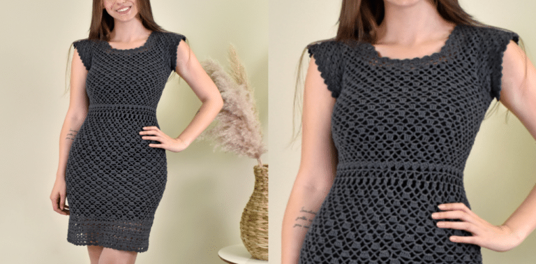 Lindo vestido de crochê Classic: Passo a passo