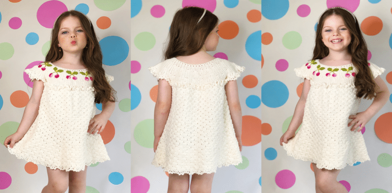 Vestido de crochê Infantil Pala: Passo a passo