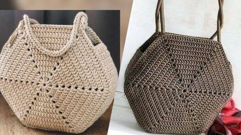 Ideia de bolsa de crochê para iniciantes na arte