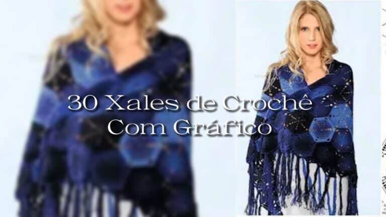 30 Xales de Crochê Triangular com Gráficos Mais Lindos que Você já Viu!
