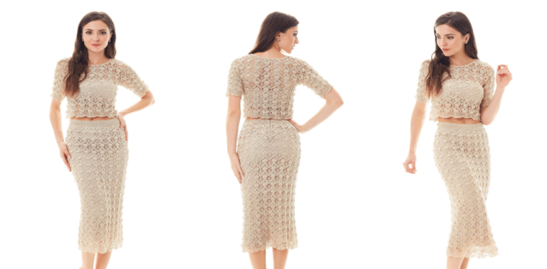 Faça o lindo conjunto de crochê Queen com passo a passo