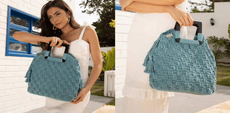 Confira como fazer a linda bolsa de crochê Netuno
