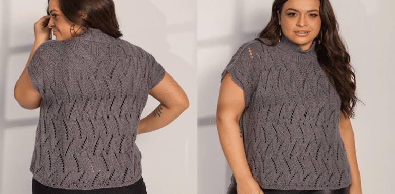 Faça a blusa de tricô Granizo perfeita: Receita e gráfico