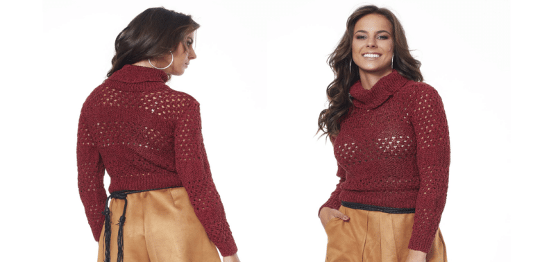 Arrase no look com a blusa de tricô Glamour