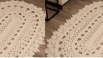 Tapete de Crochê Oval com Euroroma Spesso Maxi - Super fácil de fazer!