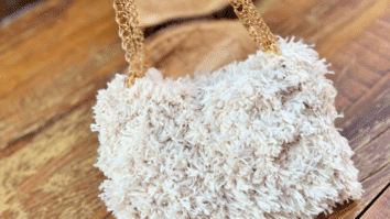 Bolsa de crochê Felpuda: Ideal para ocasiões especiais