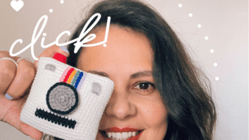 Amigurumi: Polaroid de crochê para decoração!
