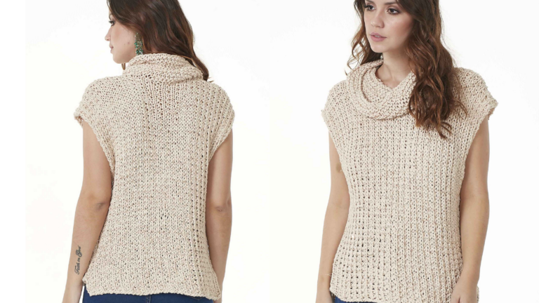 Blusa de tricô Max Chic: Passo a passo