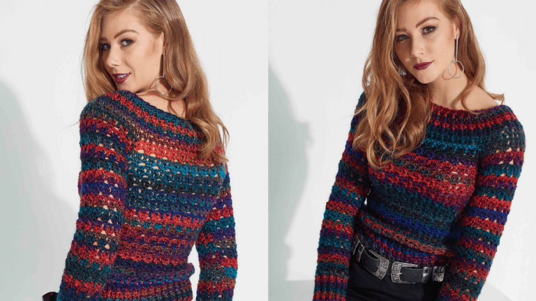 Blusa de crochê Aurora: A peça perfeita para estação